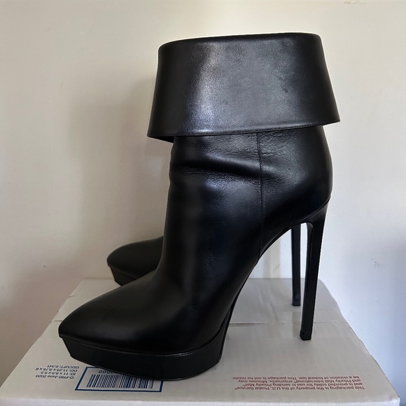 Saint Laurent | JANIS 80mm | Seta Calf Nero | 38 - Picture 12 of 13